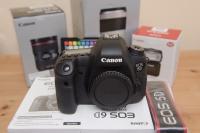 Canon EOS 6D Full-Frame DSLR Camera with lens