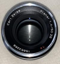 Zeiss ZE Planar T* 1.4 50mm EF Canon mount