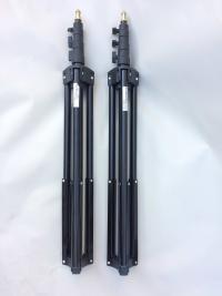 2 X INTERFIT COR 751 TRIPOD RED HEAD LIGHT STANDS
