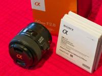SOLD!!! Sony Macro Lens - NEW - 50mm F2.8 