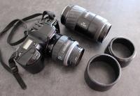 Minolta Dynax 3xii plus telephoto lens & case