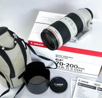 Canon EF 70-200mm f/2.8L IS II USM w/ Lens Case, Hood, Filter AS NEW