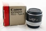 Canon FD 2x-B extension tube with caps for Canon FL and FD lenses