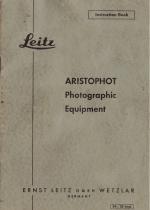 Leitz Aristophot Instructions 1954