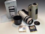 Canon EF 100-400mm f/4.5-5.6L IS USM lens with case and filters