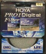 Brand New Hoya Pro 1 Digital UV Filter 62mm. Made in Japan