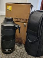 AFS Nikkor 80-400mm F/4.5-5.6 G ED VR lens 