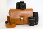 DSLR Camera Bag Brand New Leather messenger crossbody bag