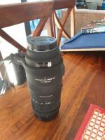 Sigma DG 120-400 mm lens