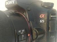 Sony Alpha 65 DLSR (2 Lens bundle with battery, charger case and strap)