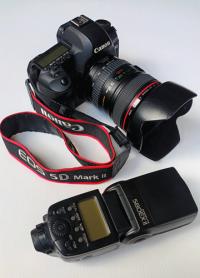 Canon EOS-5D Mark II + 24-105 L Series Lens + 580EXII Speedlite