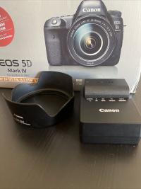 canon eos 5d mark iv dslr camera body with lens.