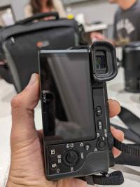 Sony a6400 with lenses and bag